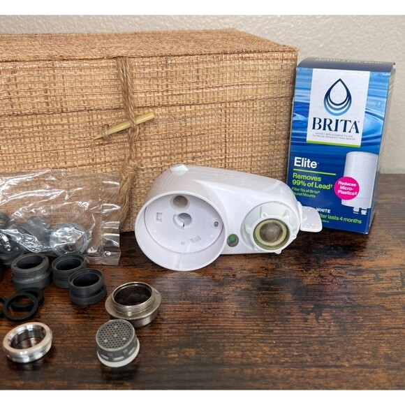Brita Faucet Mount Water Filtration System FF-100 With New Filter & Adaptors - Picture 2 of 7